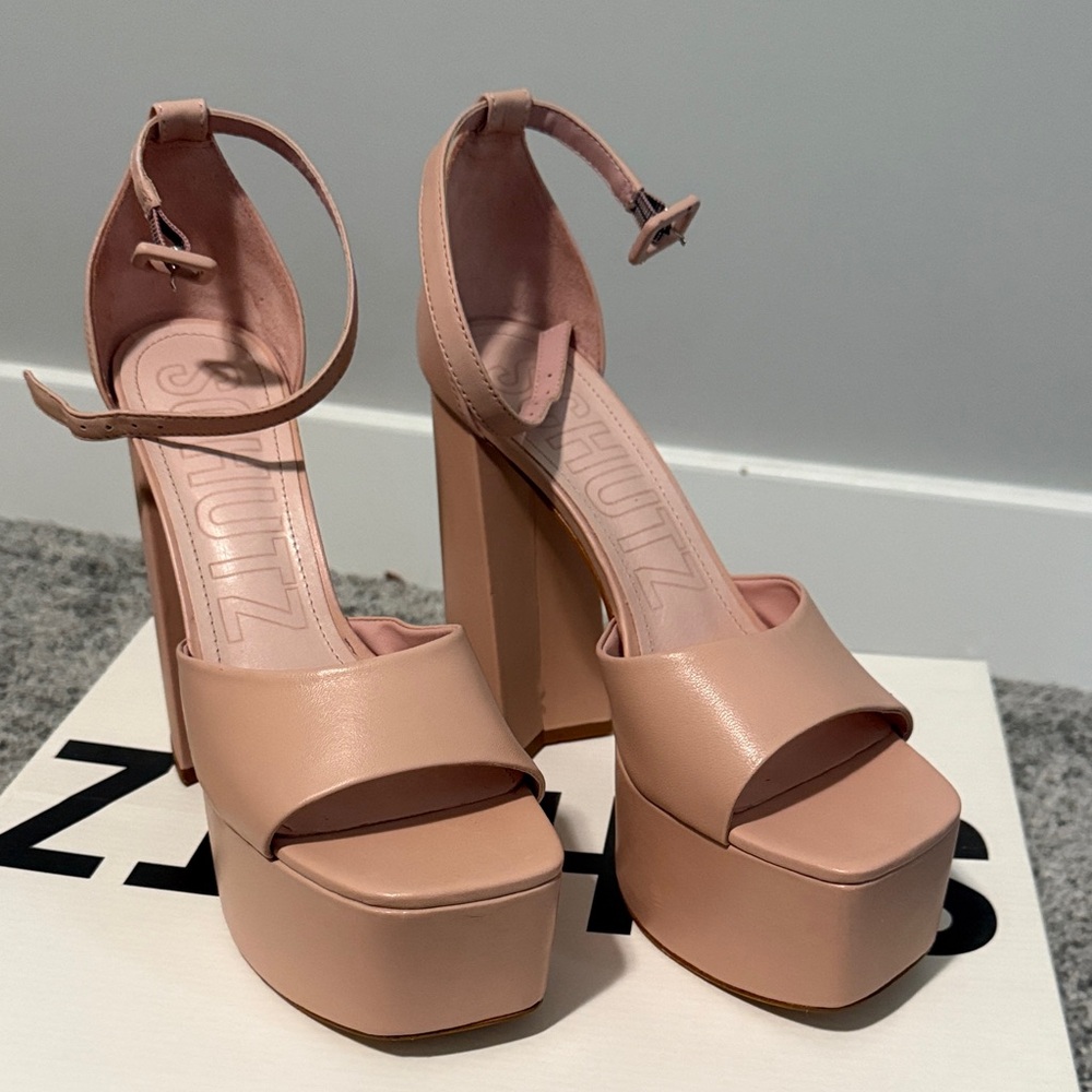 SCHUTZ Women's Blush Platform Sandals